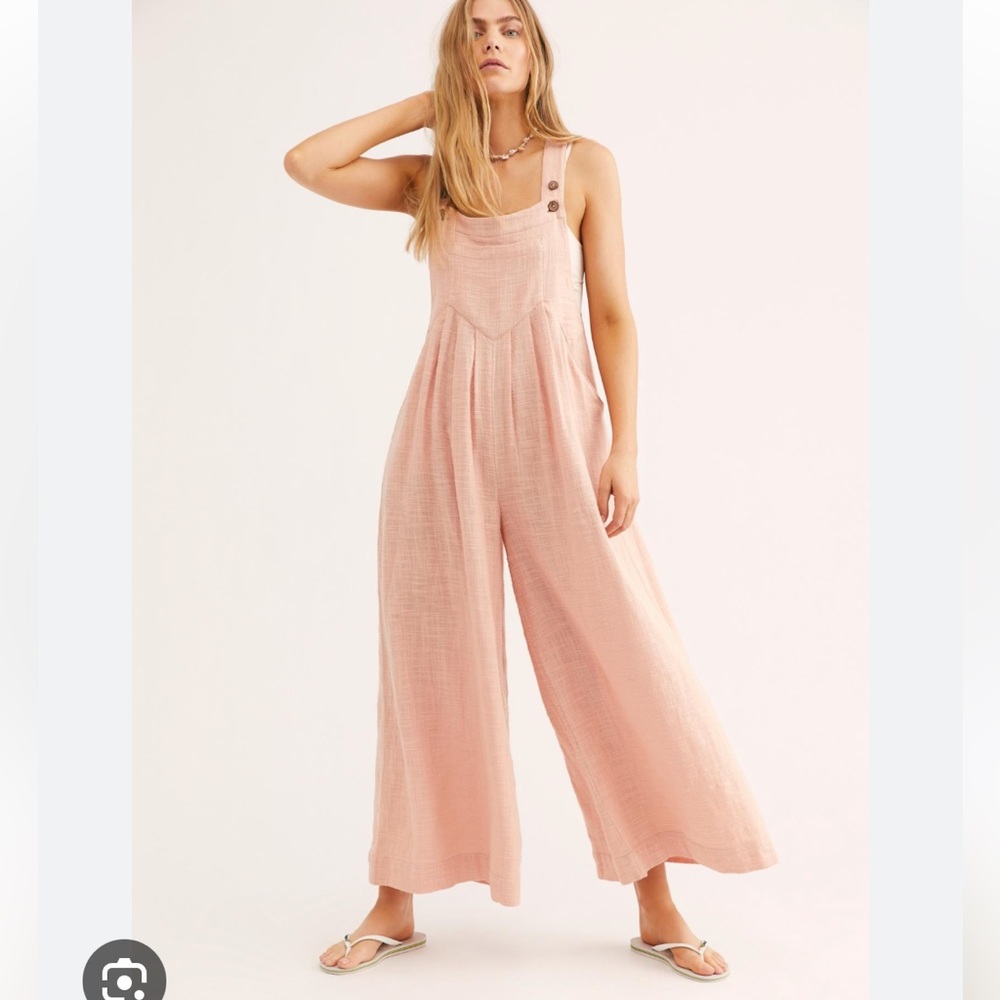 Free People Sun Drenched Overalls